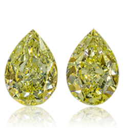 Pear Shaped Diamond Pair